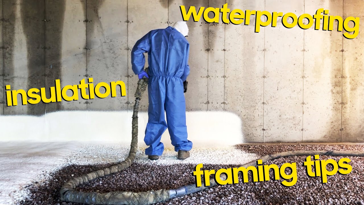 Simple waterproof insulation of foundation