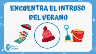 Encuentra el INTRUSO de Verano 🌞🏖️ Juegos de INTRUSOS para Niños screenshot 5