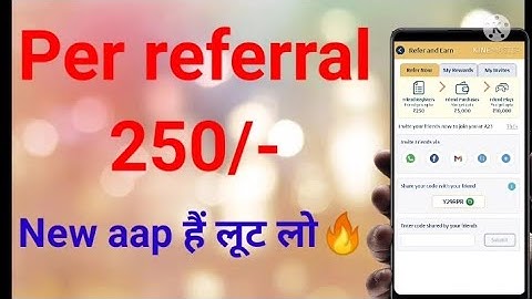 Refer and earn aap 2022|how to earn money form A23 aap| ace2three aap se paise kaise kamaye|