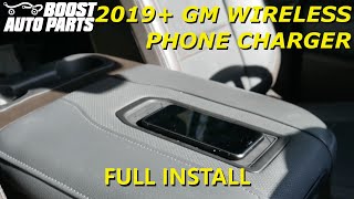 2019+ Wireless Phone Charging Retrofit Install Silverado & Sierra (Full Center Console)