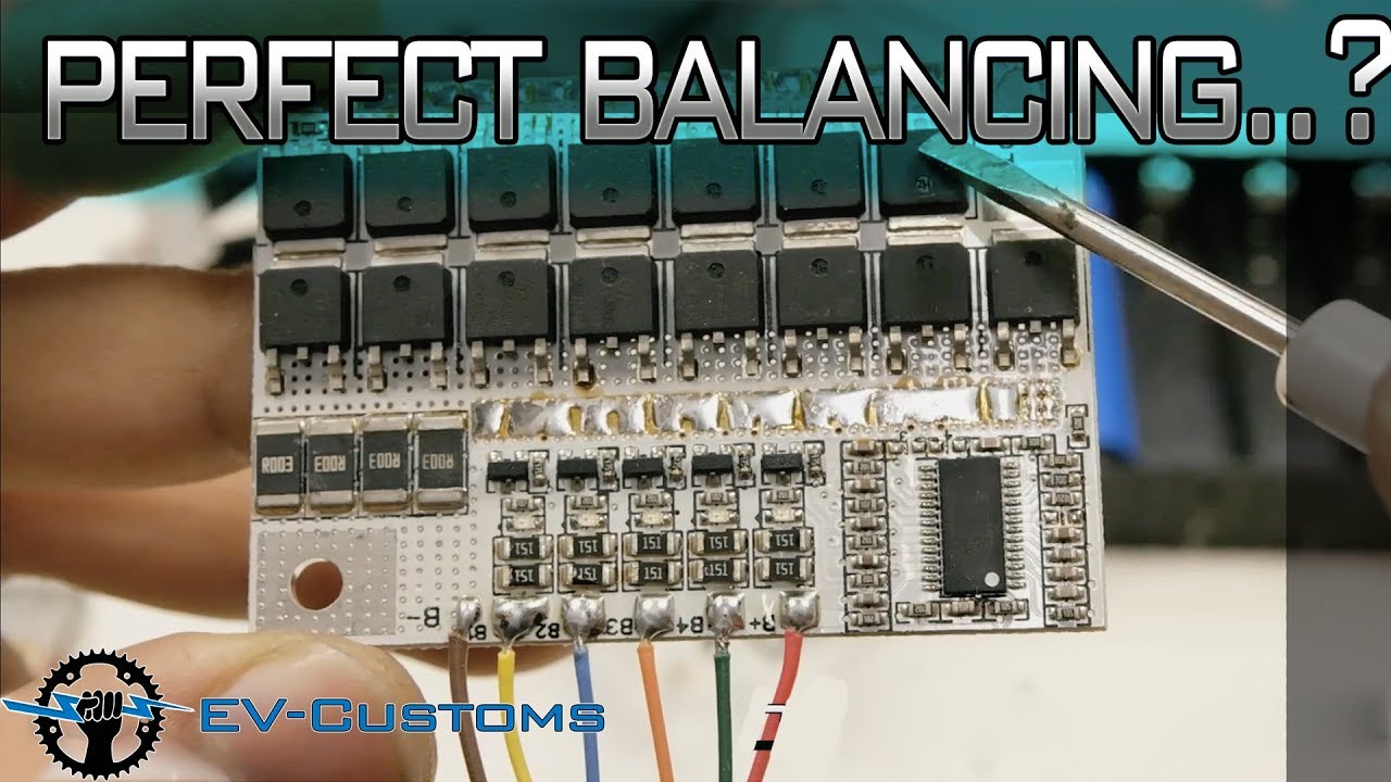 How to Make Perfect Balance on lithium Batteries with BMS Board (Animation)  