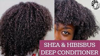 Shea &amp; Hibiscus Deep Conditioner | INTENSE Moisture for Dry, Damaged Natural Hair