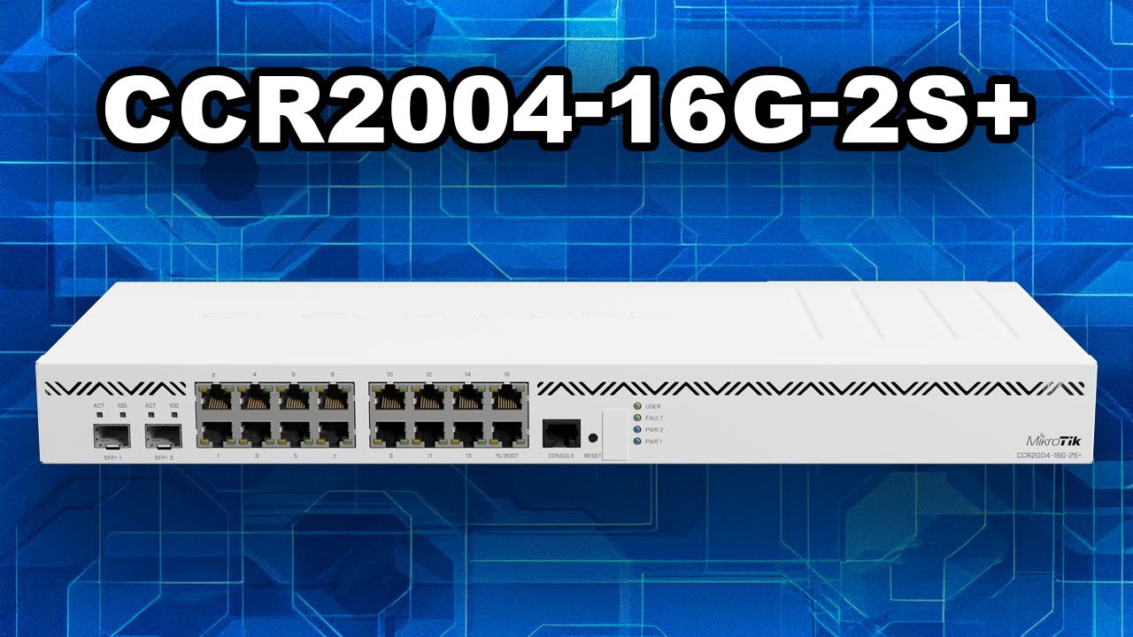 CCR2004-16G-2S+ | Full Review + Specs - YouTube