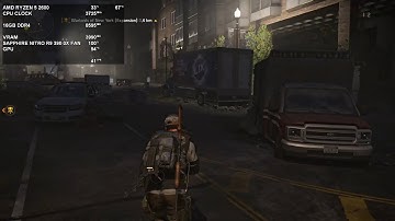 The Division 2 R9 390 max out settings sneak peek gameplay I