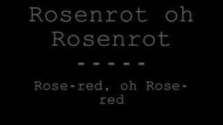 Video thumbnail of "Rammstein-Rosenrot With English Translation"