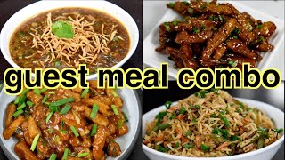 Guest Meal Combo !! Simple lunch Menu