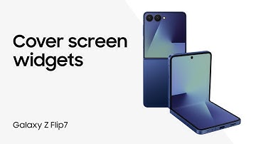 Add widgets to your Samsung Galaxy ZFlip7 Cover screen | Samsung US