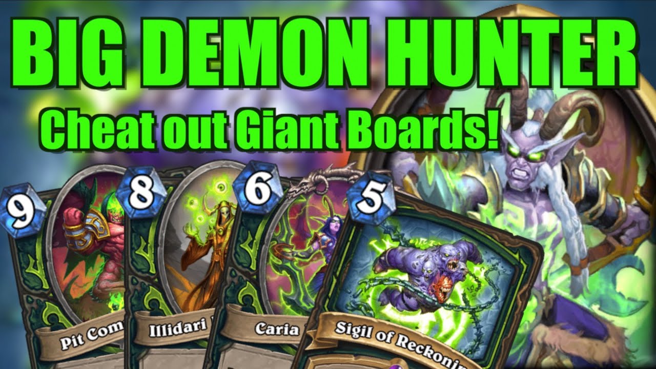 THIS DECK IS FANTASTIC!| Big Demon Hunter| Alterac Valley| Hearthstone