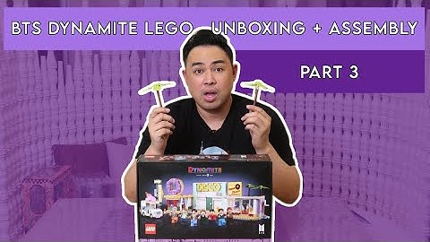 BTS DYNAMITE LEGO UNBOXING + ASSEMBLY | PART 3!