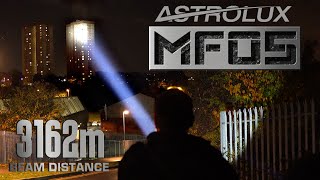 ASTROLUX MF05  World's longest beam!!!! 2,500,000cd LED flashlight  Holy s***!!!!