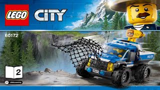 Lego Instructions City 60172 Dirt Road Pursuit Book 2