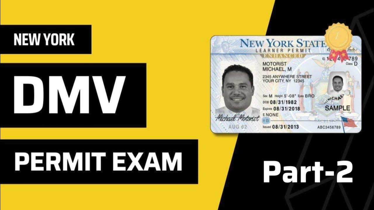 DMV Learner Permit written test 2024 New York Real DMV Driver Test