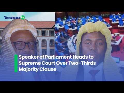 Speaker of Parliament Heads to Supreme Court Over Two Thirds Majority Clause