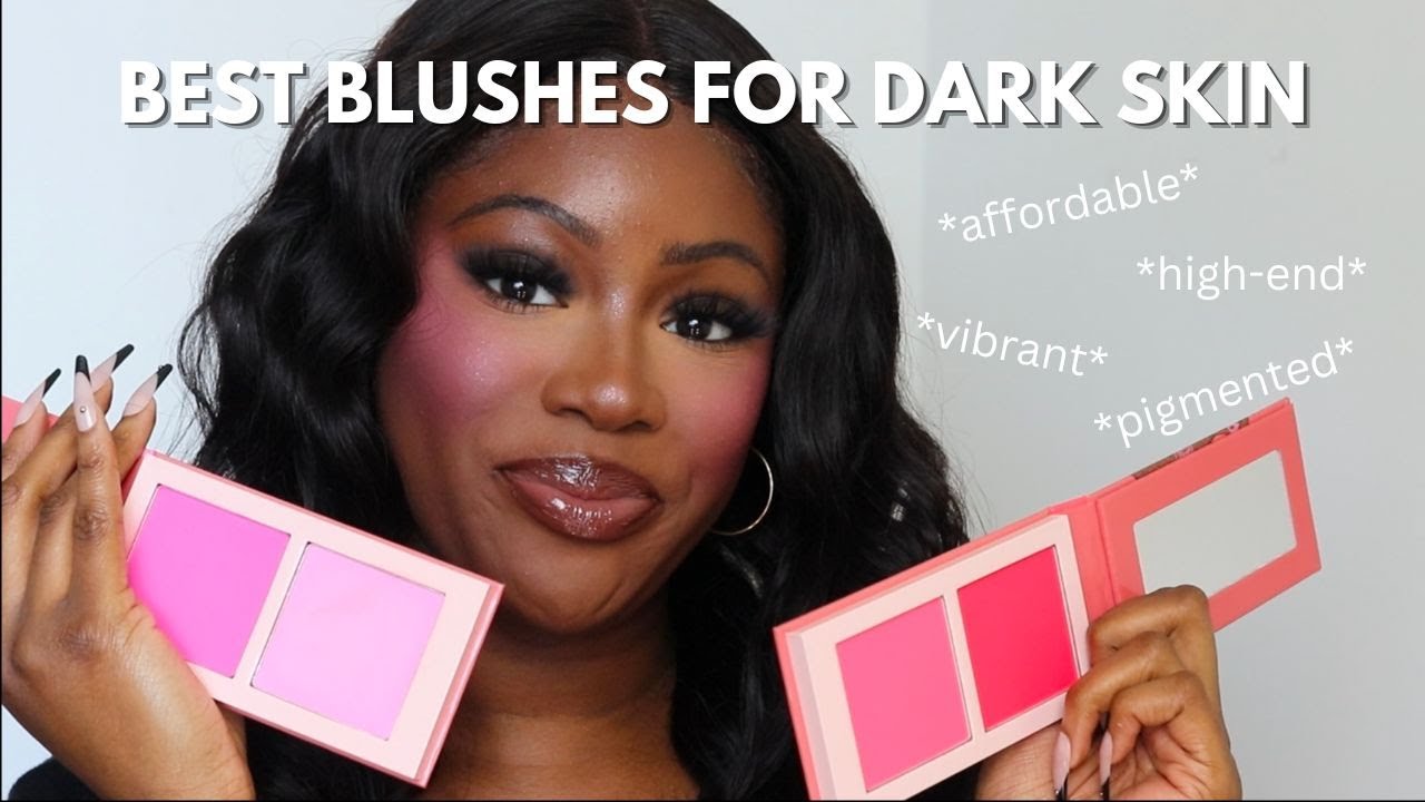 BEST BLUSHES FOR DARK SKIN WOC | AFFORDABLE, HIGH END, VIBRANT - JASMINE ADETUNJI