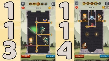 How to Loot - Pin Pull & Hero Rescue Level 113 & 114