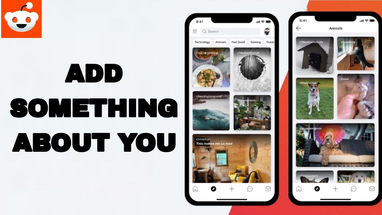 How To Add Something About You On Reddit App - YouTube