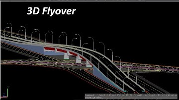 3D Flyover Modeling In Auto CAD
