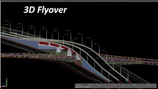 3D Flyover Modeling In Auto CAD