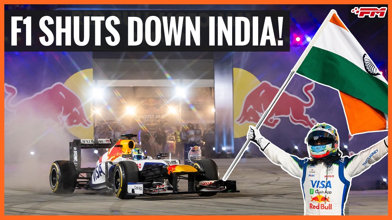 Безумный заезд Арвида Линблада в стиле Формулы-1 на Red Bull Moto Jam India.