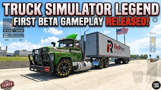 First Beta Gameplay Revealed Truck Simulator Legend USA By Badpixel Game's 丨 New Truck Game 2026 screenshot 2