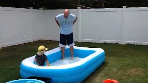 My boys in pool
