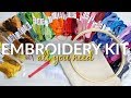 Embroidery For Beginners | Everything You Need Kit | Embroidery Shopping Unboxing