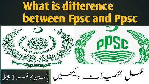 what is difference between Fpsc and Ppsc||Fpsc jobs||Ppsc job