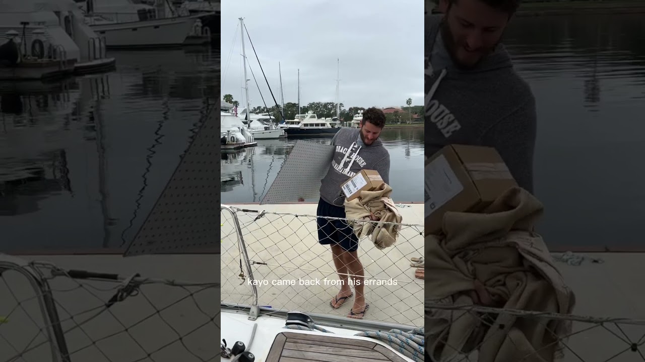 Day 35 living on a sailboat ⛵️ The day ran by content and engine problems