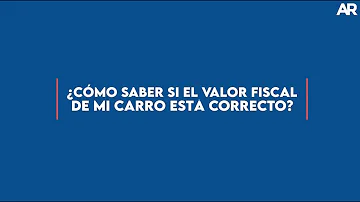 ¿Cómo se calcula el valor fiscal de un automóvil?