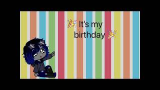 My Birthday Blue Skull