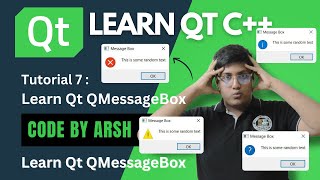 Qt C++ | Tutorial 7 | Qt QMessageBox | Hindi