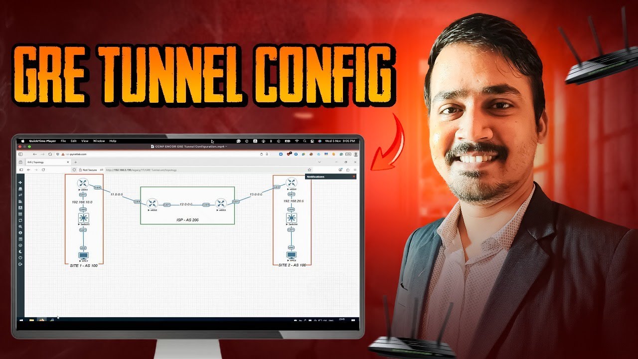 GRE Tunnel Configuration Lab Step by Step EVE NG Tutorial YouTube gre-tunnel-configuration-lab-step-by-step-eve-ng-tutorial-youtube