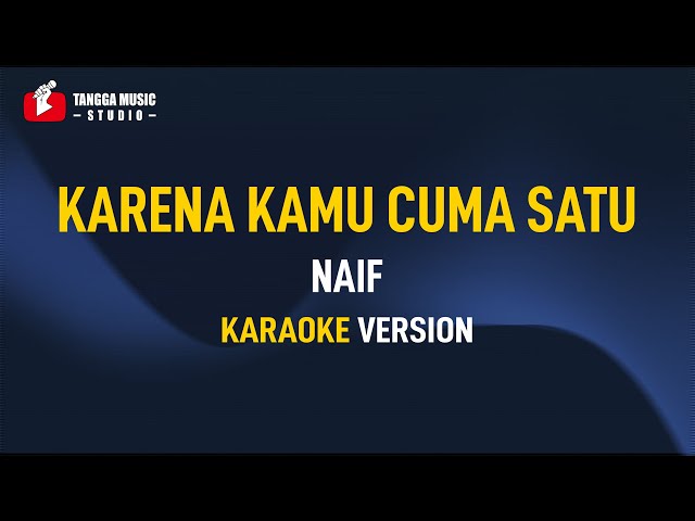 Naif - Karena Kamu Cuma Satu (Karaoke) class=