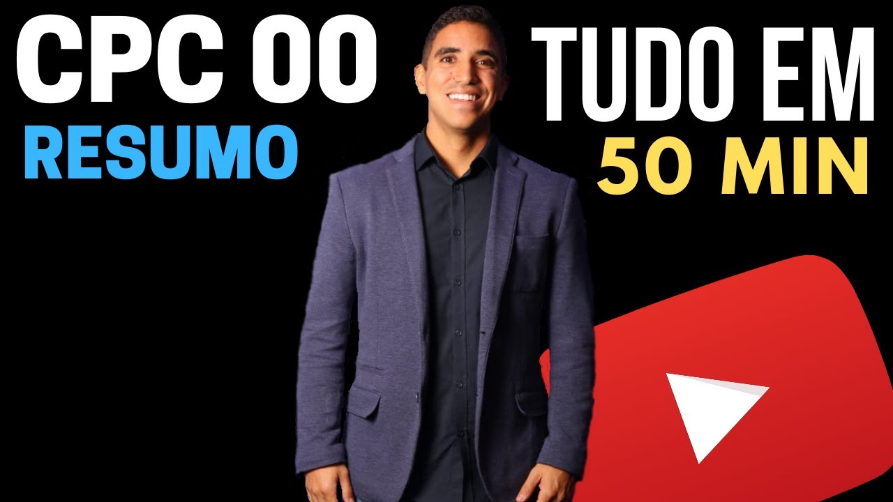 Resumo Cpc 00 Completo Em 50 Minutos Youtube