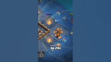 Builder Base Attack Tricks Part 12: Using Cannon Carts in #clashofclans #shortsfeed #coc #viral #fyp
