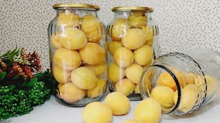 Without freezing! ! This is how I store apricots for 12 months! #apricot