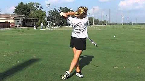 Lindsay Gahm's Golf Swing August 2010