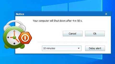 How to Set PC Auto shutdown timer in any Windows | Windows 7 tutorial