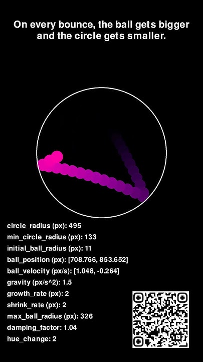 Ball bouncing simulation - YouTube