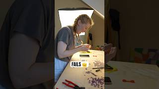 Starting my first large glass mosaic with absolutely no experience #artvlog #mosaic #studiovlog