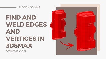 How to fix overlapping in edges and vertices which have not been welded in 3dsmax.