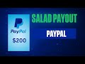 How To Create Salad Payout To PayPal 