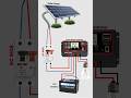 Connecting Solar Panel → DC MCB → Charge Controller → Battery → DC Load ⚡☀️  #solarsystem