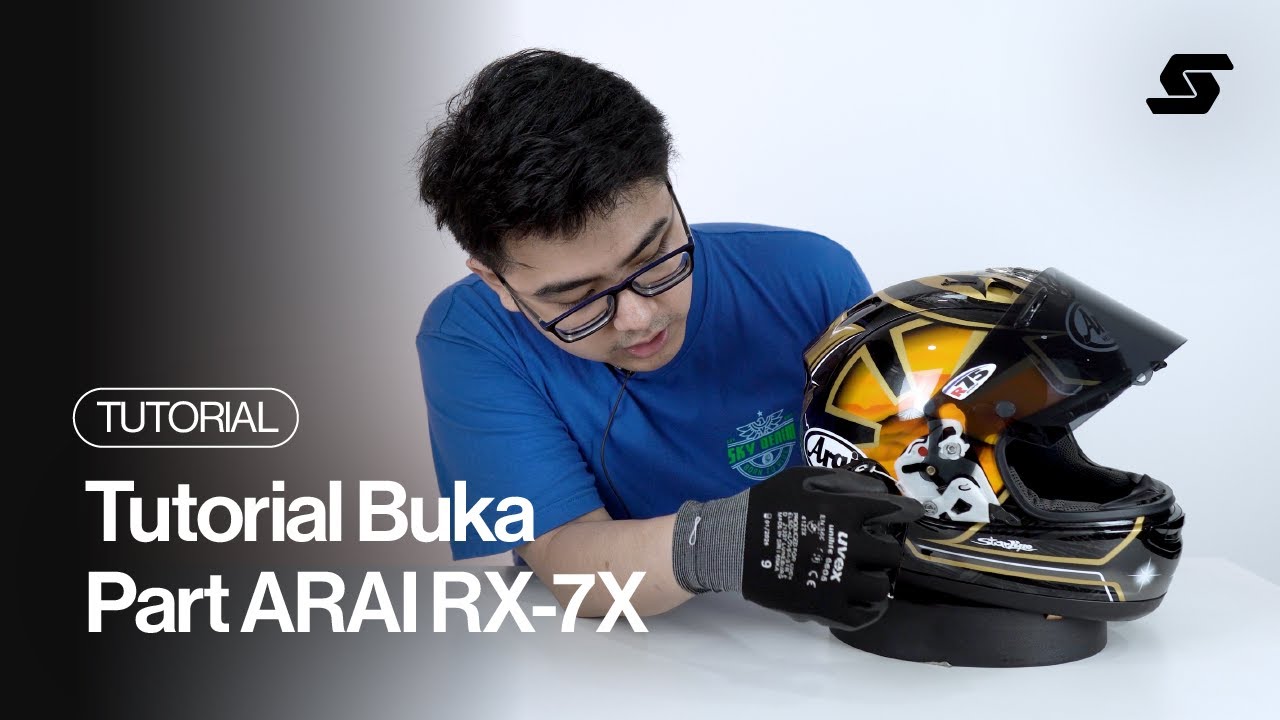 Tutorial Buka Part Helm Arai RX7X! 