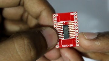 Soldering Tutorial for beginners smd sop 16 packege