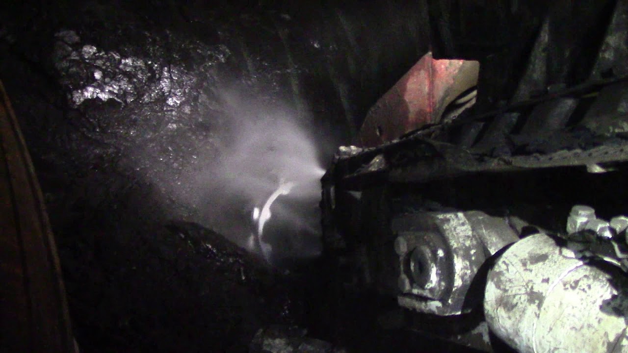 The Velenje Coal Mine, Cutting of coal with roadheader machine
