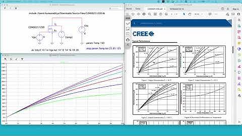 Silicon Carbide (SiC) Mosfet Characteristics in LTspice