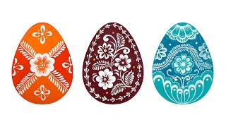 Paint Beautiful Easter Eggs with Gouache 🐣  Ukrainian Folk Art Skillshare Class Trailer