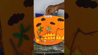 Natural disaster Project | Science project  #schoolproject #science #shorts