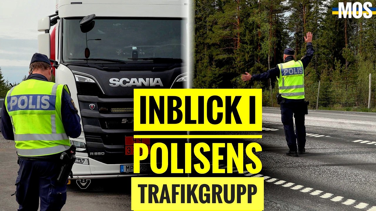 Så jobbar trafikpolisen i Region Nord på kontrollplats